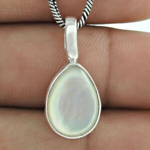 Zilveren Hanger Parel Natuursteen