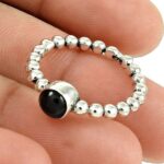 Zilveren Zwarte Onyx Ring