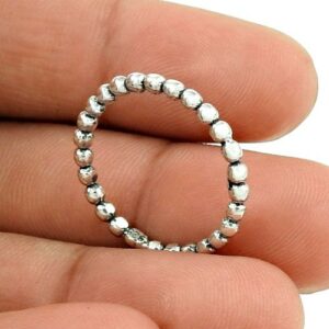 Handgemaakte Zilveren dames ring